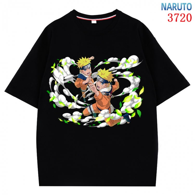 Naruto Anime Pure Cotton Short Sleeve T-shirt Direct Spray Technology from S to 4XL CMY-3720-2