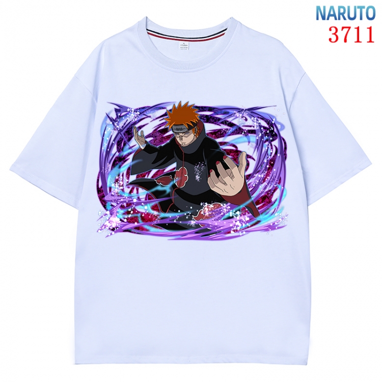 Naruto Anime Pure Cotton Short Sleeve T-shirt Direct Spray Technology from S to 4XL CMY-3711-1