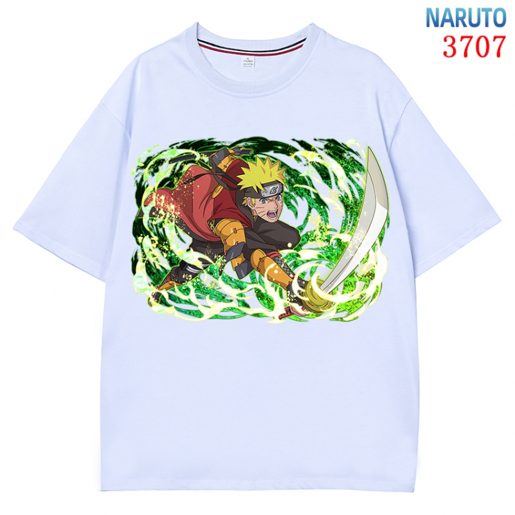 Naruto Anime Pure Cotton Short Sleeve T-shirt Direct Spray Technology from S to 4XL CMY-3707-1