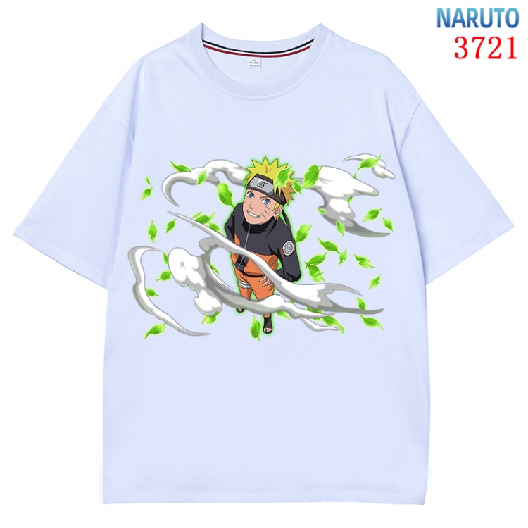Naruto Anime Pure Cotton Short Sleeve T-shirt Direct Spray Technology from S to 4XL  CMY-3721-1
