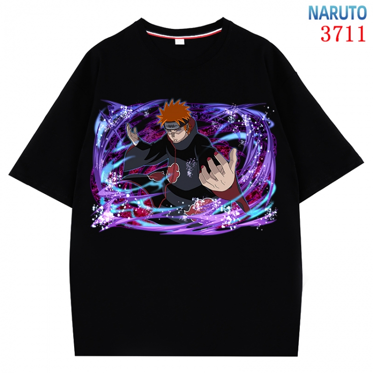 Naruto Anime Pure Cotton Short Sleeve T-shirt Direct Spray Technology from S to 4XL  CMY-3711-2