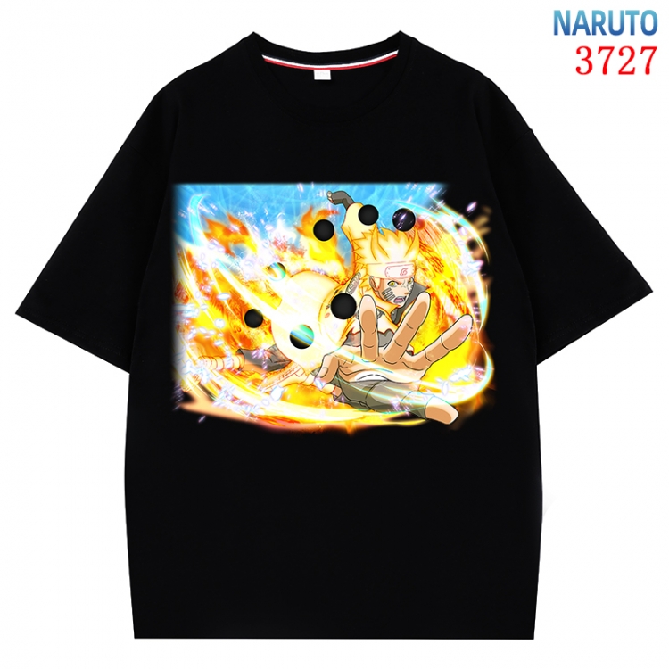 Naruto Anime Pure Cotton Short Sleeve T-shirt Direct Spray Technology from S to 4XL CMY-3727-2