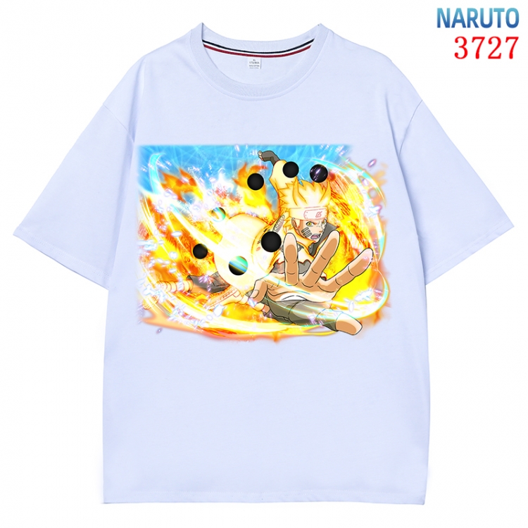 Naruto Anime Pure Cotton Short Sleeve T-shirt Direct Spray Technology from S to 4XL  CMY-3727-1
