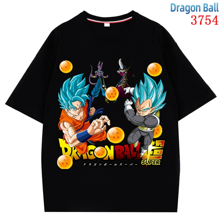 DRAGON BALL Anime Pure Cotton Short Sleeve T-shirt Direct Spray Technology from S to 4XL CMY-3754-2