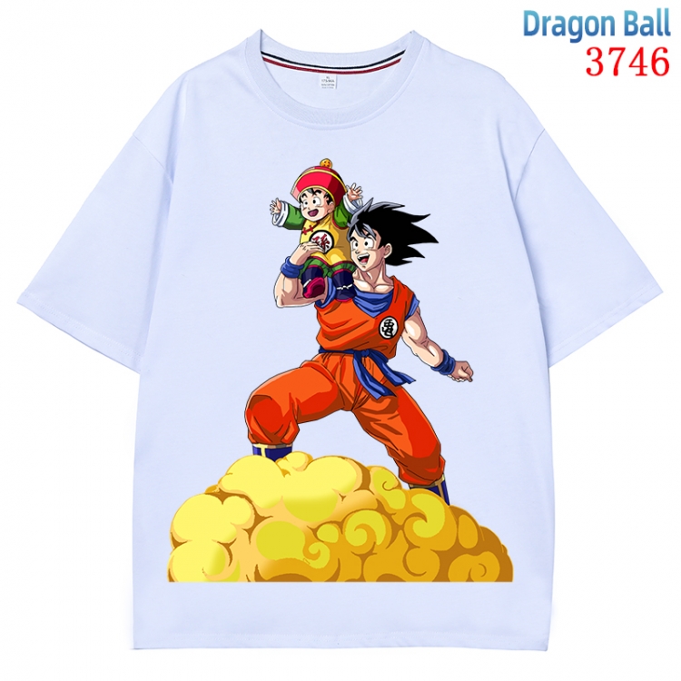 DRAGON BALL Anime Pure Cotton Short Sleeve T-shirt Direct Spray Technology from S to 4XL CMY-3746-1
