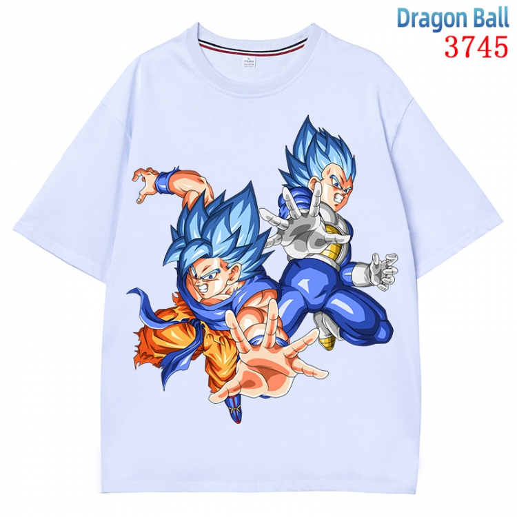 DRAGON BALL Anime Pure Cotton Short Sleeve T-shirt Direct Spray Technology from S to 4XL  CMY-3745-1