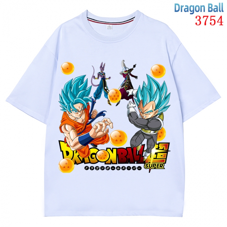DRAGON BALL Anime Pure Cotton Short Sleeve T-shirt Direct Spray Technology from S to 4XL CMY-3754-1