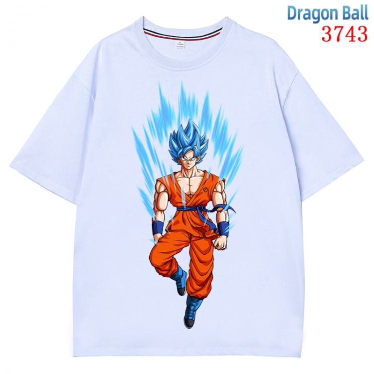 DRAGON BALL Anime Pure Cotton Short Sleeve T-shirt Direct Spray Technology from S to 4XL CMY-3743-1