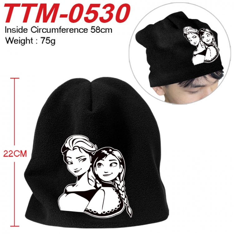 Frozen Printed plush cotton hat with a hat circumference of 58cm 75g (adult size) TTM-0530