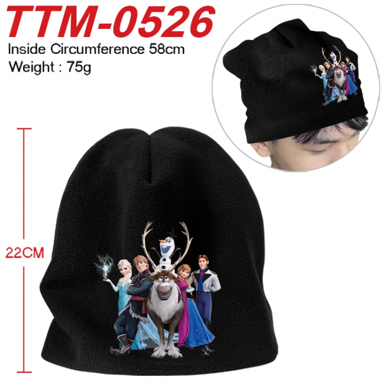 Frozen Printed plush cotton hat with a hat circumference of 58cm 75g (adult size)  TTM-0526