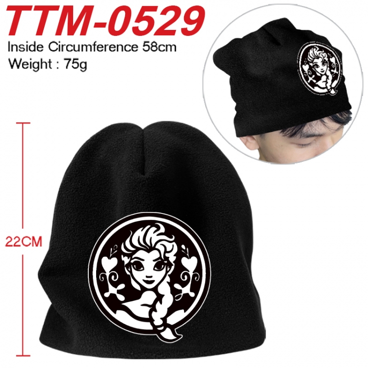 Frozen Printed plush cotton hat with a hat circumference of 58cm 75g (adult size) TTM-0529