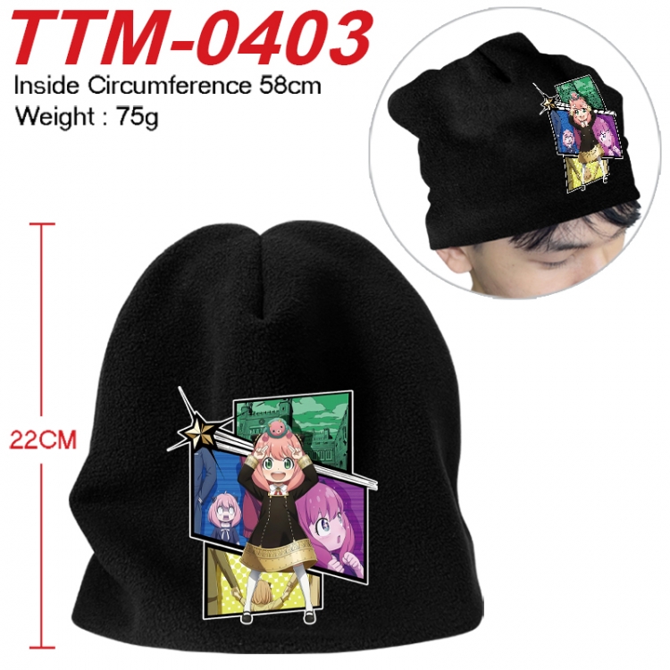 SPY×FAMILY Printed plush cotton hat with a hat circumference of 58cm 75g (adult size)  TTM-0403