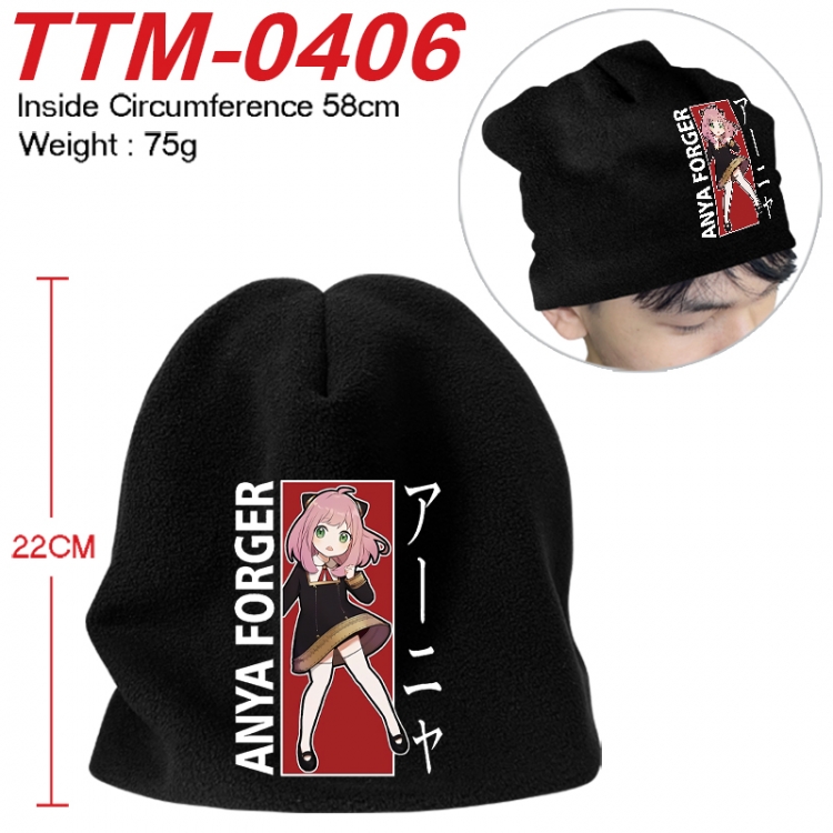 SPY×FAMILY Printed plush cotton hat with a hat circumference of 58cm 75g (adult size)  TTM-0406