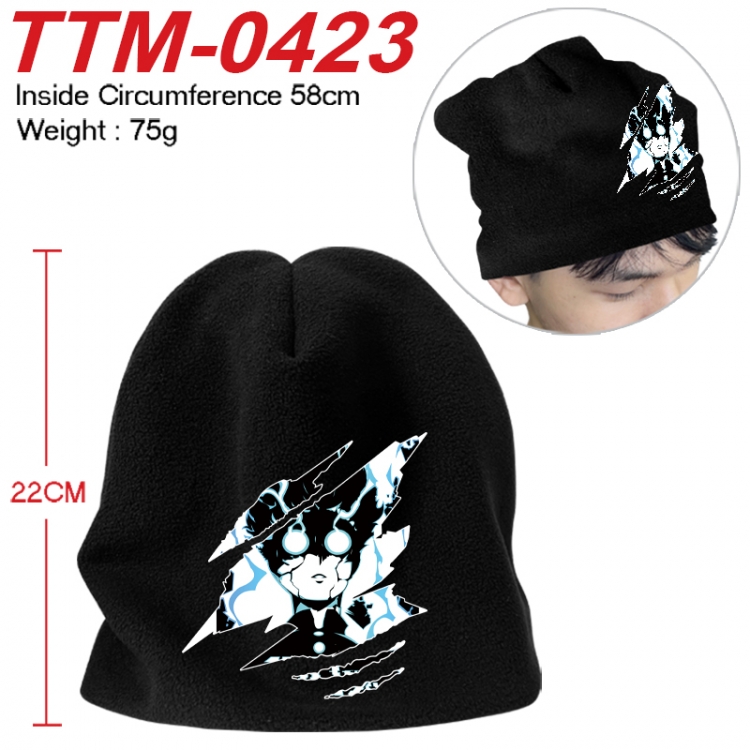 Mob Psycho 100 Printed plush cotton hat with a hat circumference of 58cm 75g (adult size) TTM-0423