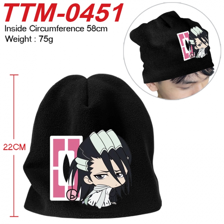 Bleach Printed plush cotton hat with a hat circumference of 58cm 75g (adult size) TTM-0451