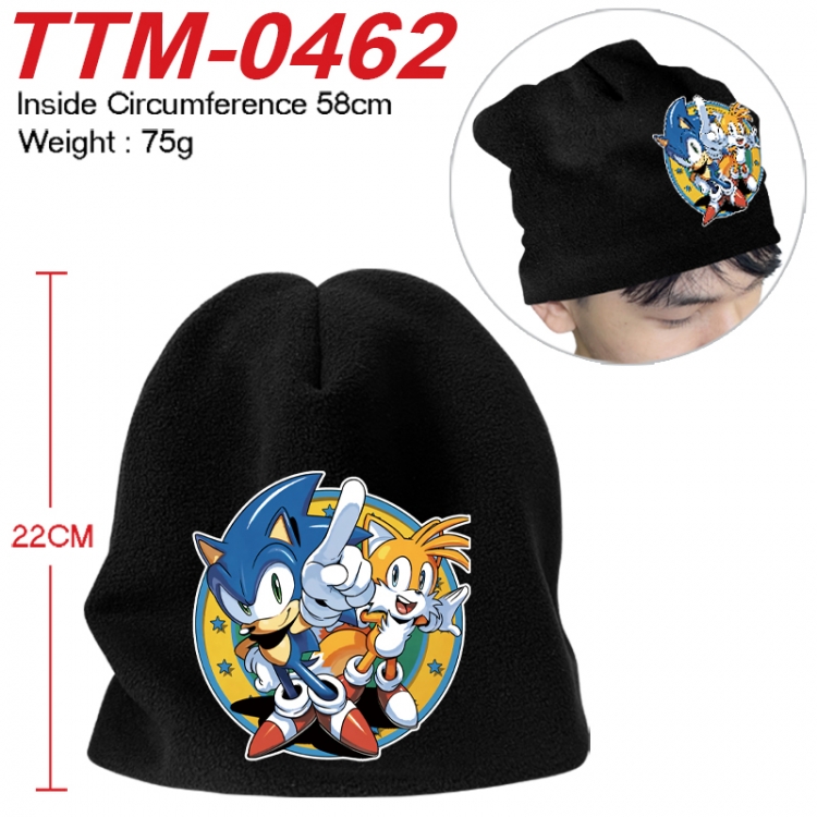 Sonic The Hedgehog  Printed plush cotton hat with a hat circumference of 58cm 75g (adult size) TTM-0462