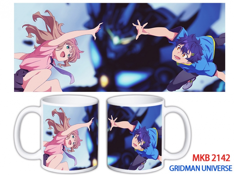 GRIDMAN UNIVERSE Anime color printing ceramic mug cup price for 5 pcs  MKB-2142