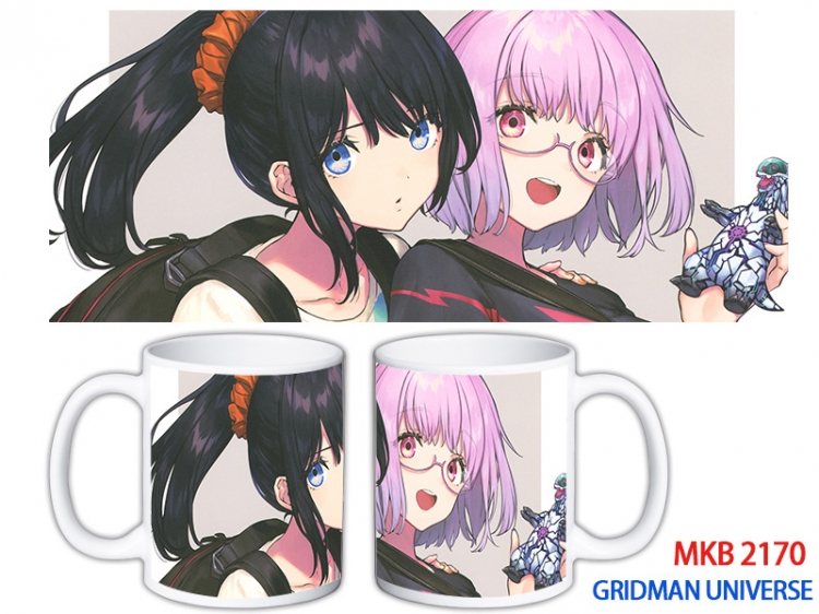 GRIDMAN UNIVERSE Anime color printing ceramic mug cup price for 5 pcs  MKB-2170