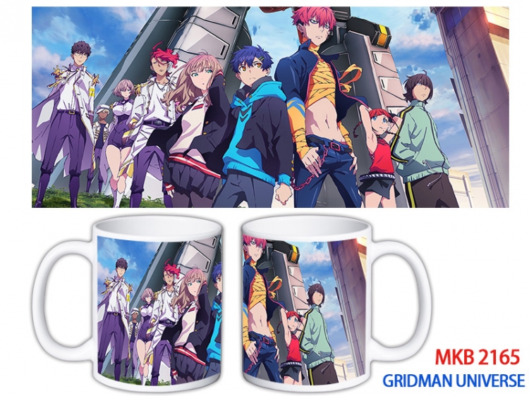 GRIDMAN UNIVERSE Anime color printing ceramic mug cup price for 5 pcs  MKB-2165