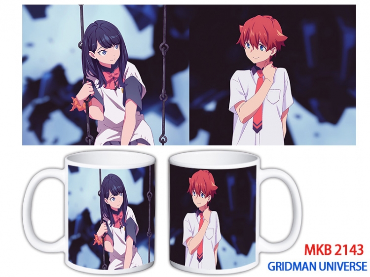 GRIDMAN UNIVERSE Anime color printing ceramic mug cup price for 5 pcs