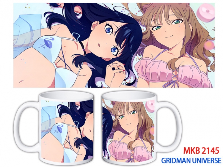 GRIDMAN UNIVERSE Anime color printing ceramic mug cup price for 5 pcs MKB-2145