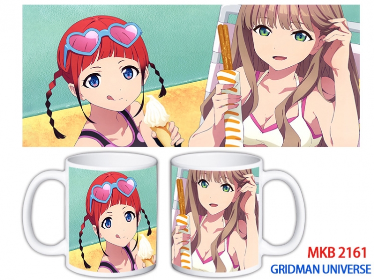 GRIDMAN UNIVERSE Anime color printing ceramic mug cup price for 5 pcs MKB-2161