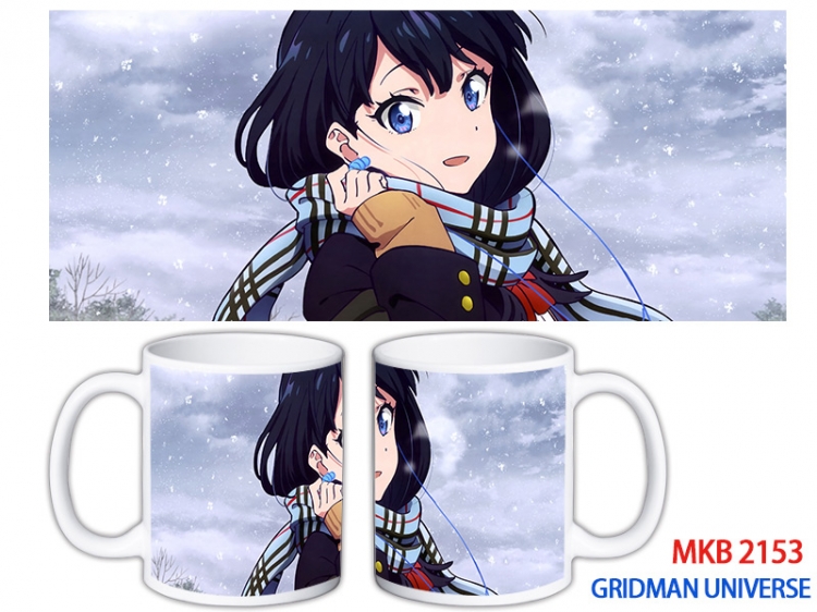 GRIDMAN UNIVERSE Anime color printing ceramic mug cup price for 5 pcs MKB-2153