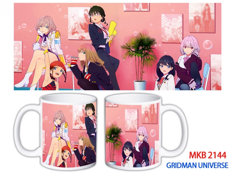 GRIDMAN UNIVERSE Anime color printing ceramic mug cup price for 5 pcs MKB-2144