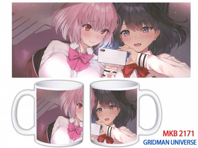 GRIDMAN UNIVERSE Anime color printing ceramic mug cup price for 5 pcs  MKB-2171