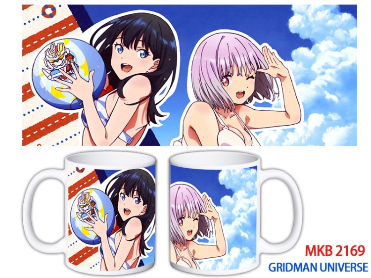 GRIDMAN UNIVERSE Anime color printing ceramic mug cup price for 5 pcs MKB-2169