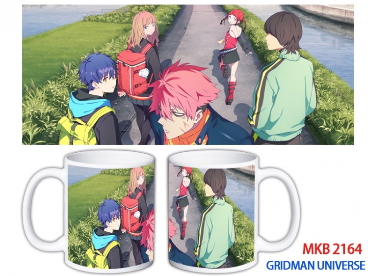 GRIDMAN UNIVERSE Anime color printing ceramic mug cup price for 5 pcs MKB-2164