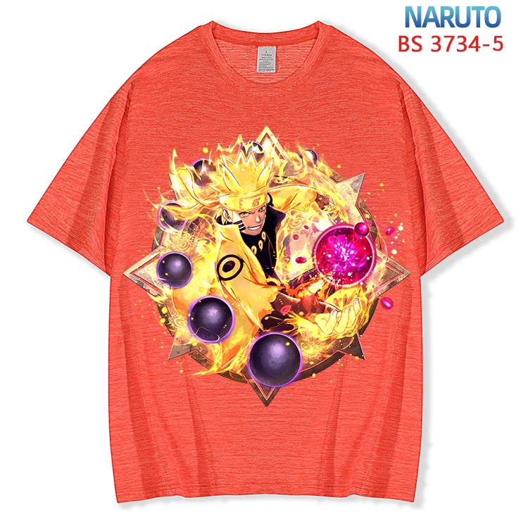 Naruto  ice silk cotton loose and comfortable T-shirt from XS to 5XL  BS-3734-5