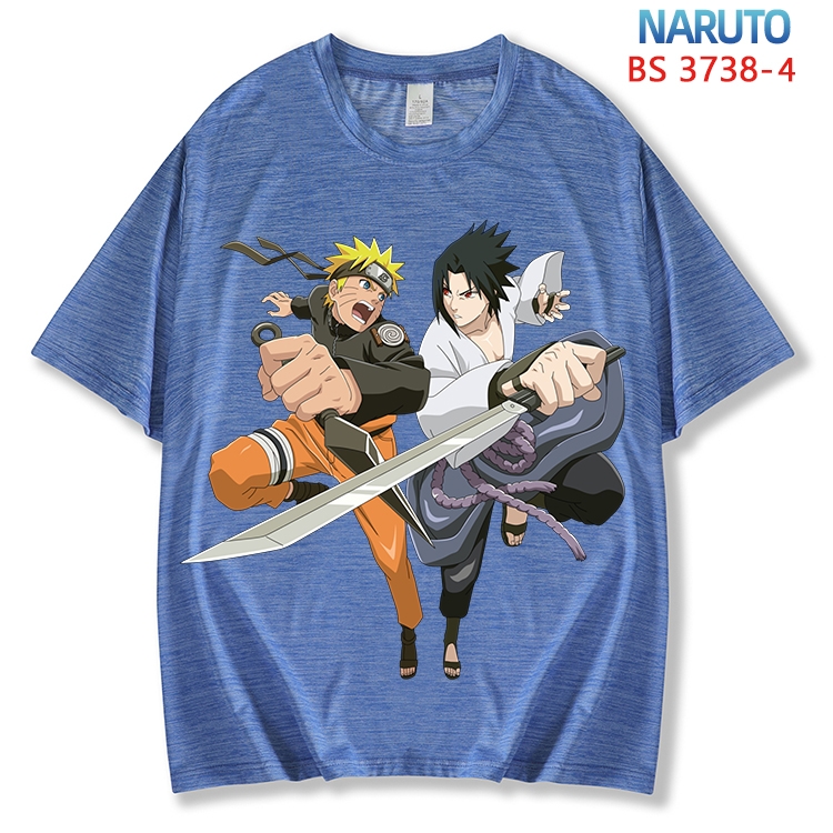 Naruto  ice silk cotton loose and comfortable T-shirt from XS to 5XL  BS-3738-4