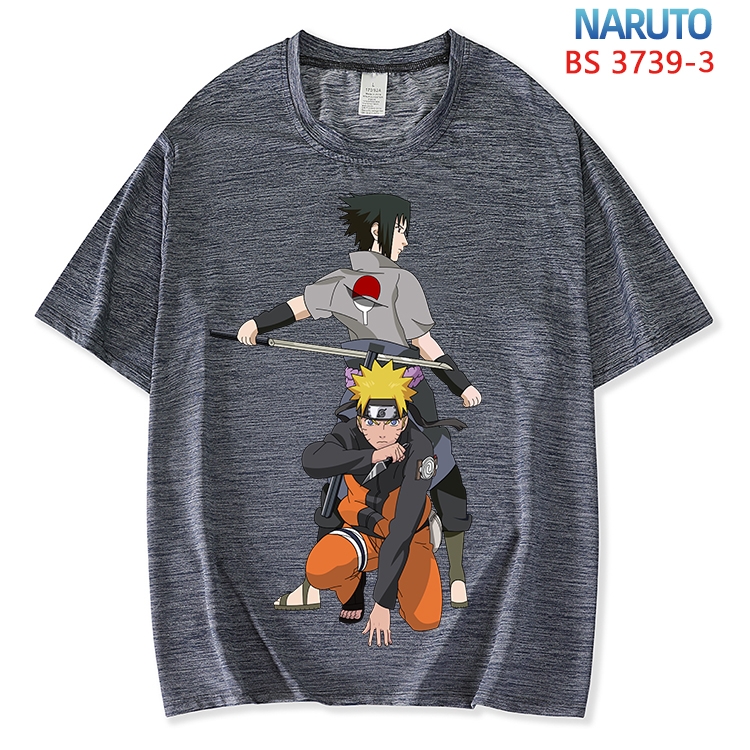 Naruto  ice silk cotton loose and comfortable T-shirt from XS to 5XL BS-3739-3