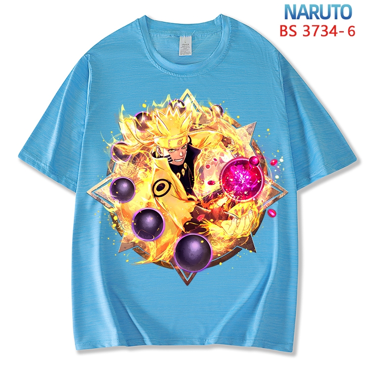 Naruto  ice silk cotton loose and comfortable T-shirt from XS to 5XL  BS-3734-6