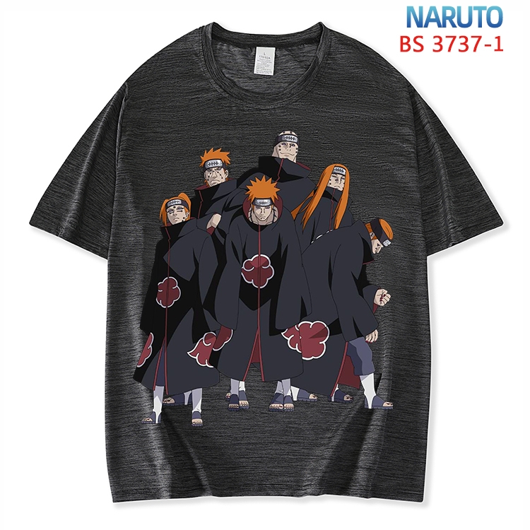 Naruto  ice silk cotton loose and comfortable T-shirt from XS to 5XL BS-3737-1