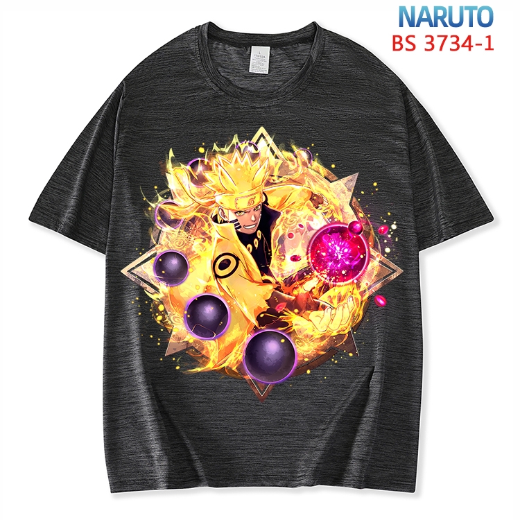 Naruto  ice silk cotton loose and comfortable T-shirt from XS to 5XL  BS-3734-1