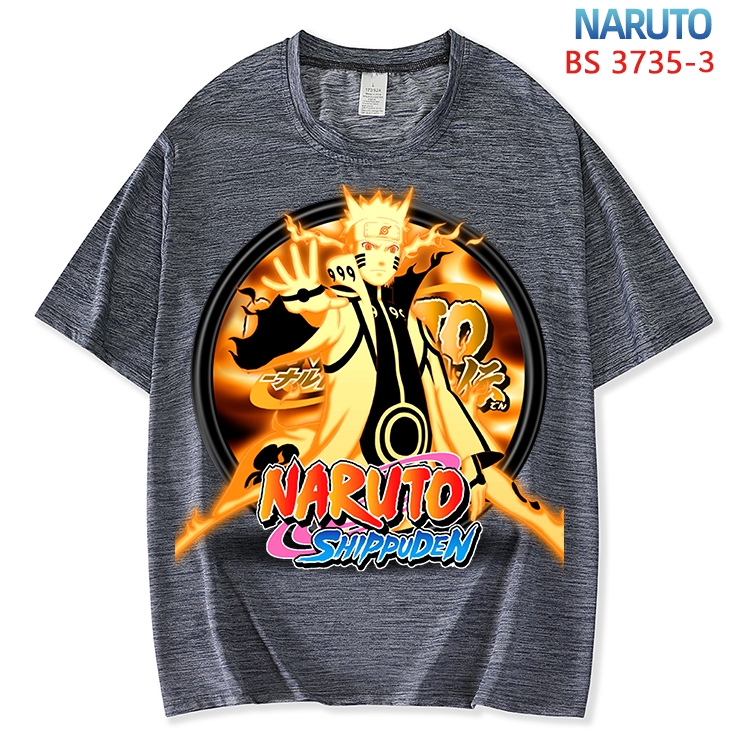 Naruto  ice silk cotton loose and comfortable T-shirt from XS to 5XL BS-3735-3