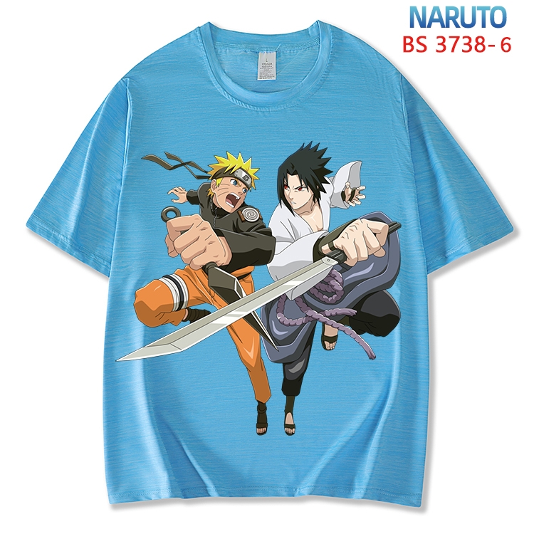 Naruto  ice silk cotton loose and comfortable T-shirt from XS to 5XL  BS-3738-6