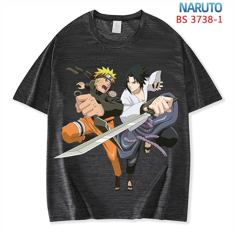 Naruto  ice silk cotton loose and comfortable T-shirt from XS to 5XL BS-3738-1