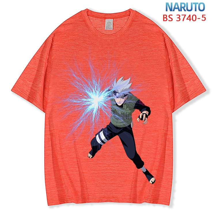 Naruto  ice silk cotton loose and comfortable T-shirt from XS to 5XL BS-3740-5