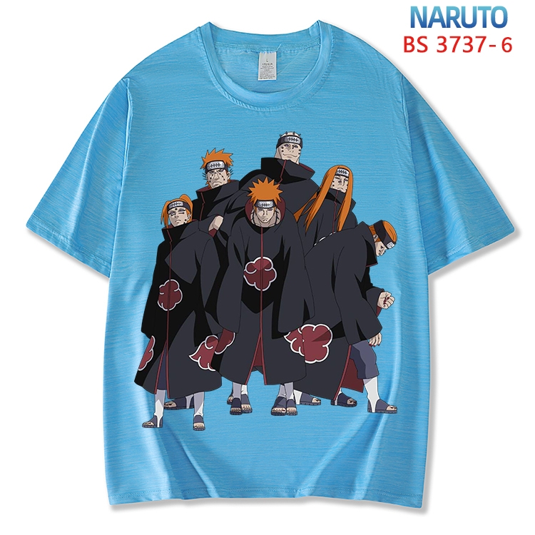 Naruto  ice silk cotton loose and comfortable T-shirt from XS to 5XL BS-3737-6