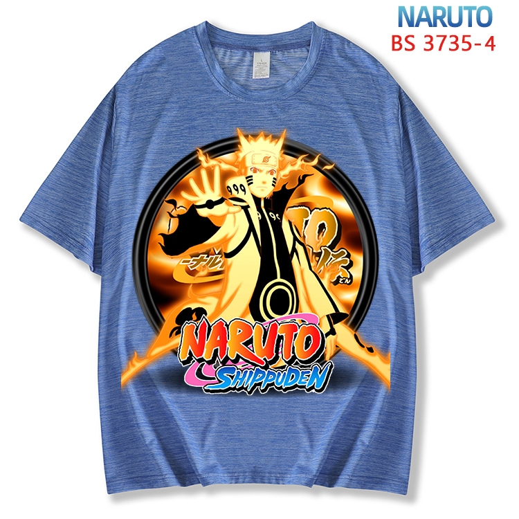 Naruto  ice silk cotton loose and comfortable T-shirt from XS to 5XL BS-3735-4