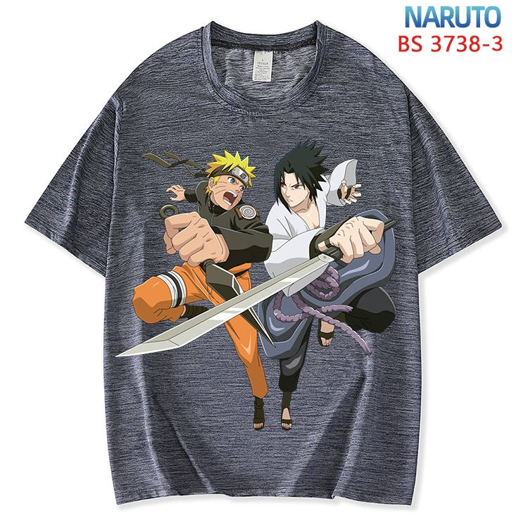 Naruto  ice silk cotton loose and comfortable T-shirt from XS to 5XL BS-3738-3