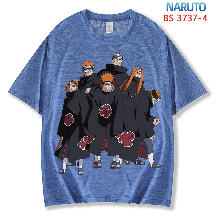 Naruto  ice silk cotton loose and comfortable T-shirt from XS to 5XL BS-3737-4