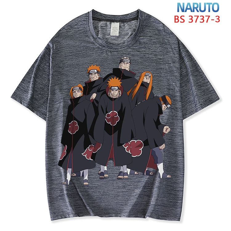 Naruto  ice silk cotton loose and comfortable T-shirt from XS to 5XL  BS-3737-3