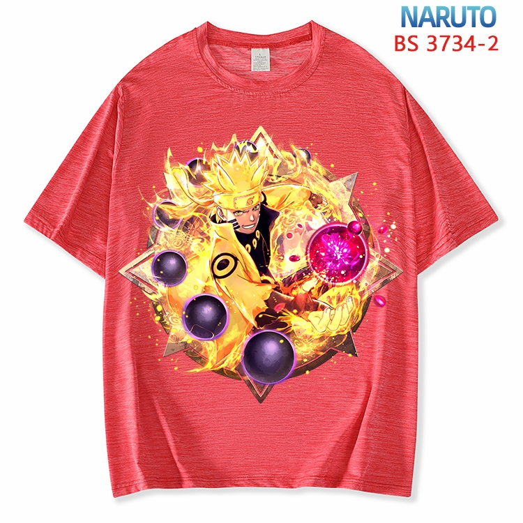 Naruto  ice silk cotton loose and comfortable T-shirt from XS to 5XL BS-3734-2