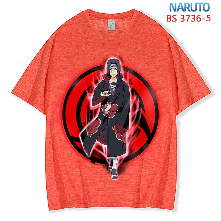 Naruto  ice silk cotton loose and comfortable T-shirt from XS to 5XL BS-3736-5