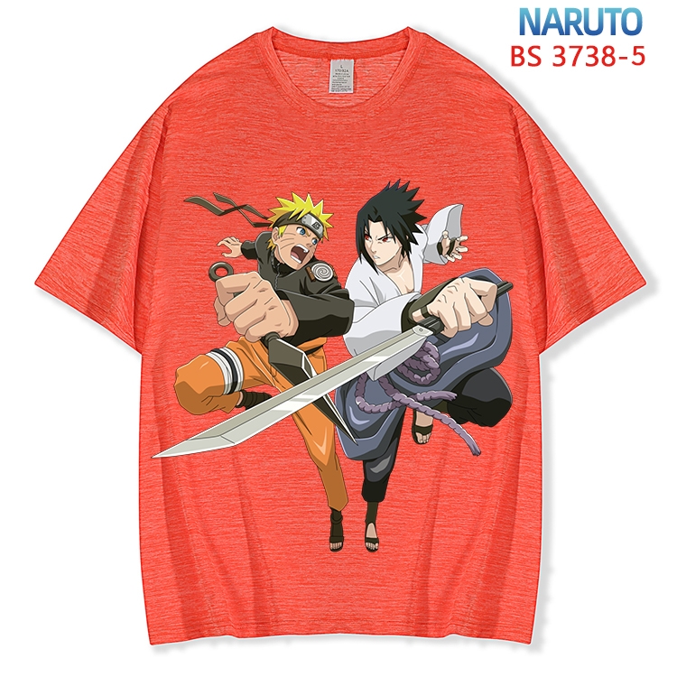 Naruto  ice silk cotton loose and comfortable T-shirt from XS to 5XL BS-3738-5