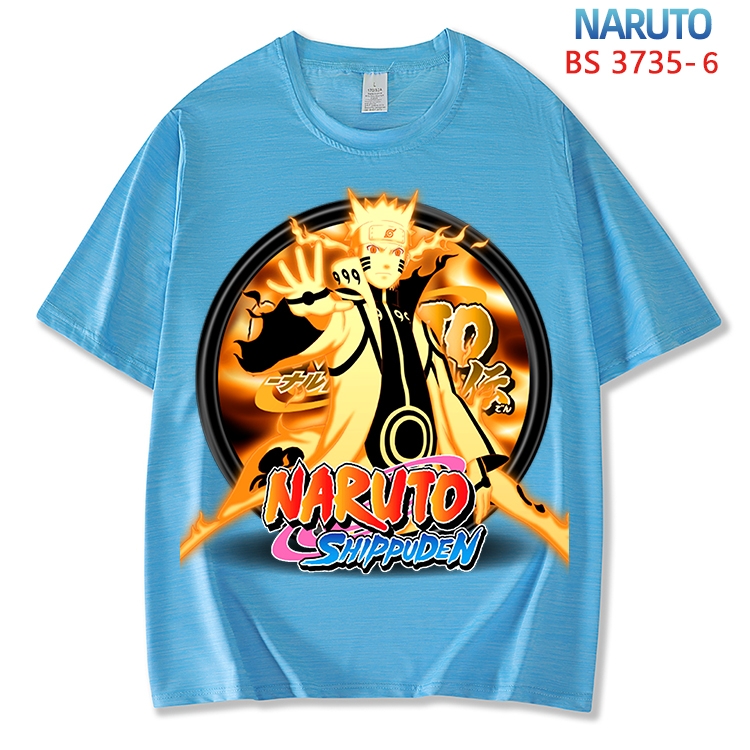 Naruto  ice silk cotton loose and comfortable T-shirt from XS to 5XL BS-3735-6